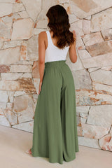 Basic High Waisted Flare Trousers | Dress In Beauty