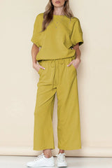 Textured Short Set - TEVQA