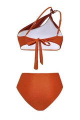 One-Shoulder Monokini Swimsuit - View 6 | TEVQA