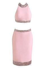 Charlee Two Piece Set Pink - View 9 | TEVQA