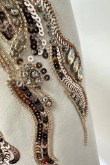 Kallie Sequin Embellished Blazer Mini Dress - View 13 | TEVQA