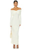Off Shoulder Midi Dress - View 8 | TEVQA