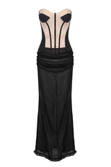 Strapless corset maxi dress set - View 19 | TEVQA