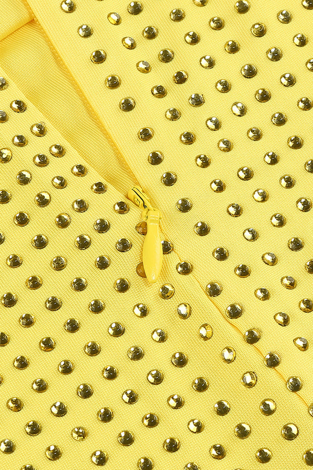 Solvia Halter Neck Pleated Diamond Set | Dress In Beauty