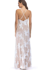 Sequin Slit Glitter Maxi Evening Party Dress - Dress In Beauty