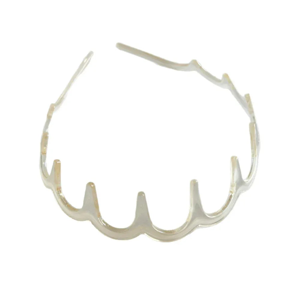 Wavy Comb Headband - Non-Slip Volumizing Toothed Hair Band - TEVQA