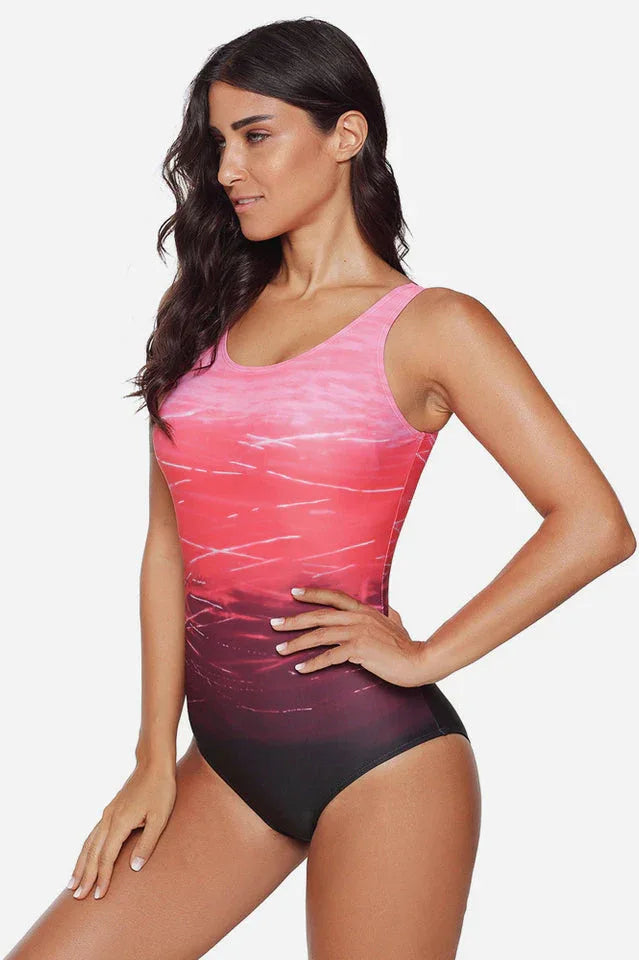 Athletic Training Cross Back Swimwear - TEVQA
