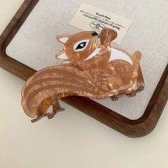 Whimsical Woodland & Farm Acetate Hair Claw - TEVQA