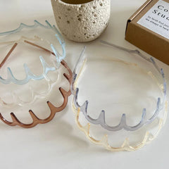Wavy Comb Headband - Non-Slip Volumizing Toothed Hair Band - TEVQA