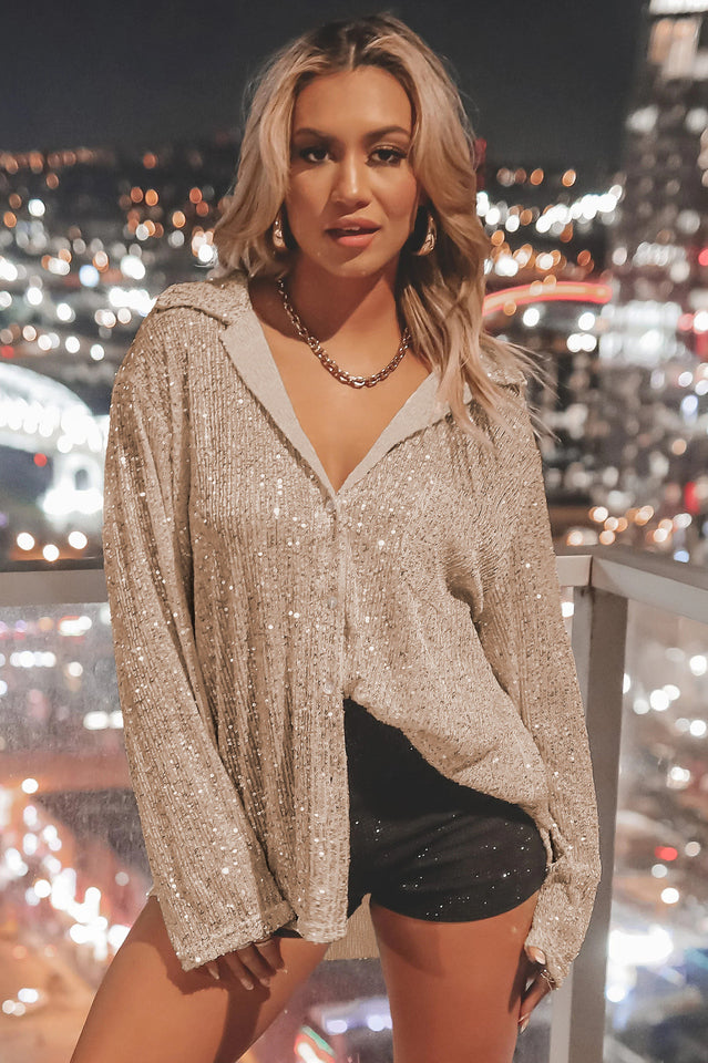 Attention Seeker Sequin Top | Dress In Beauty