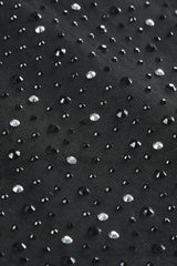 Adele Black Mesh Diamond Mini Dress | Dress In Beauty