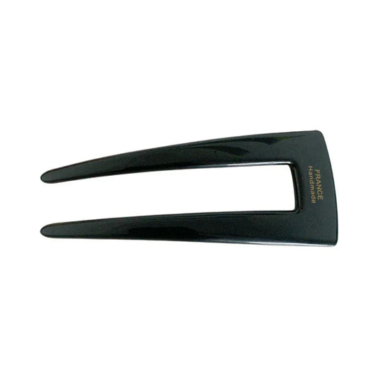 French Design Acetate U-Shape Hair Pin (3.7 Inch) - TEVQA