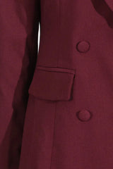 Double-breasted blazer dress - View 7 | TEVQA