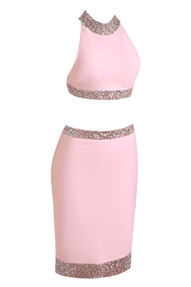 Charlee Two Piece Pink Sets | Dress In Beauty