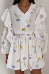 Strawberry Print Skirt Set - View 16 | TEVQA