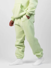 Comfortable fleece joggers with elastic waistband - View 31 | TEVQA