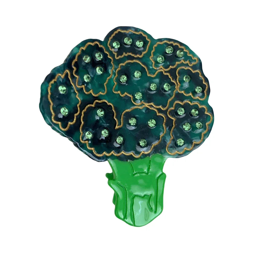 Vegetable Garden Acetate Hair Claw Clip (2.9 Inch) - TEVQA