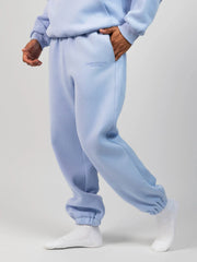 Comfortable fleece joggers with elastic waistband - View 49 | TEVQA