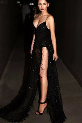 Side Split Sequin Party Maxi Dress - Dress In Beauty