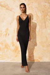 Knit maxi cover up dress - View 6 | TEVQA