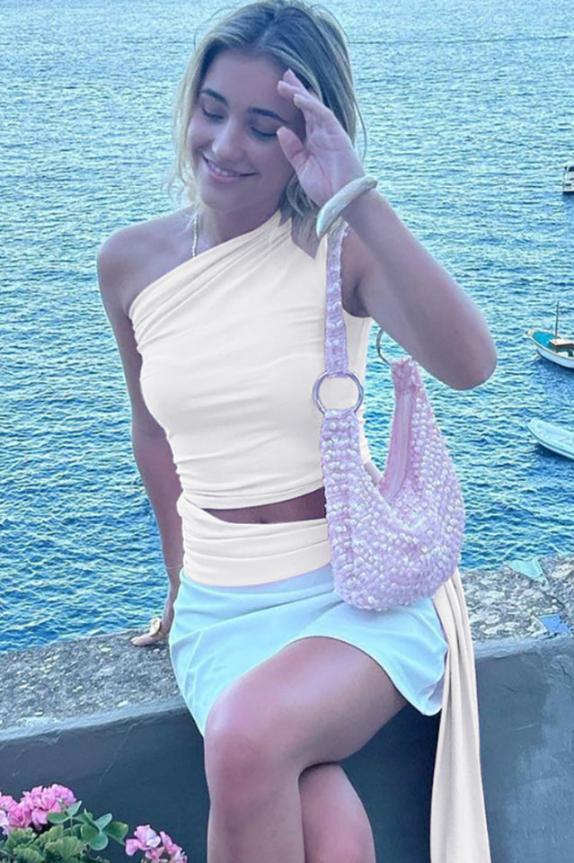 Chic One Shoulder T-Shirt | Dress In Beauty