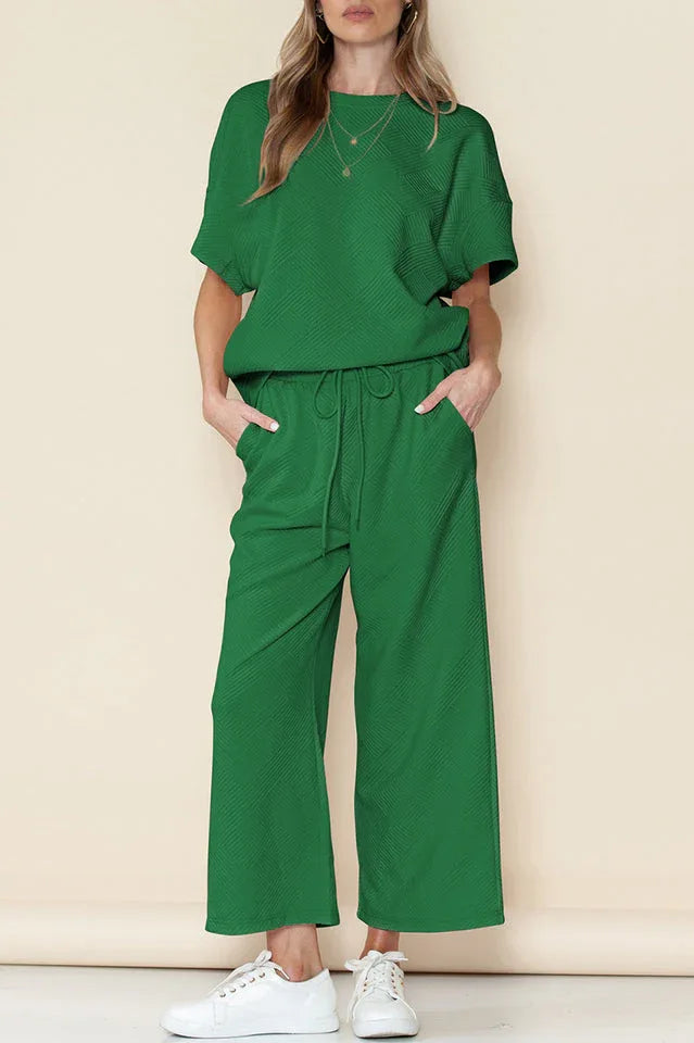 Textured Short Set - TEVQA