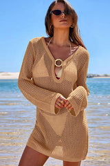 Crocheted Mini Beach Dress | Dress In Beauty