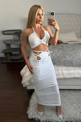 Kaitlyn Halter Maxi Dress | Dress In Beauty