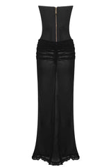 Strapless corset maxi dress set - View 21 | TEVQA