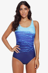 Athletic Training Cross Back Swimwear - TEVQA