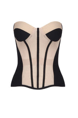 Paityn Black Bandage Bustier Set | Dress In Beauty