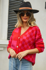 Drop Shoulder V-Neck Cardigan | Dress In Beauty