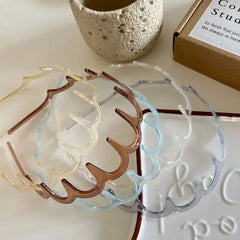 Wavy Comb Headband - Non-Slip Volumizing Toothed Hair Band - TEVQA