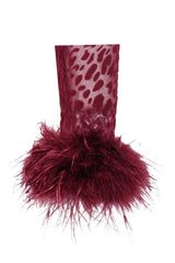 Patricia Leopard Burnout Velvet Maxi Dress - View 12 | TEVQA