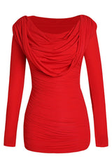 Arina Long Sleeve Plunge Mini Dress | Dress In Beauty