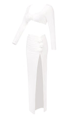 Rose High Split Maxi Dress | Dress In Beauty