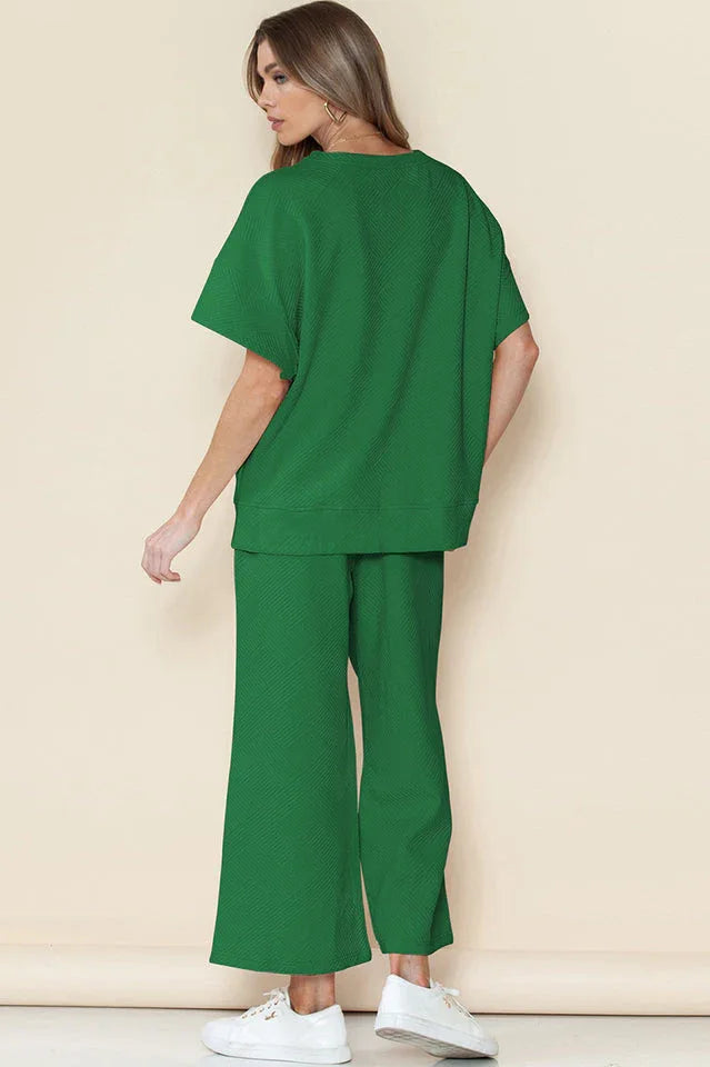 Textured Short Set - TEVQA