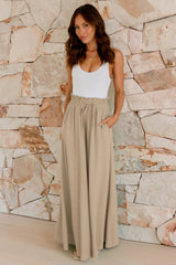 Basic High Waisted Flare Trousers | Dress In Beauty