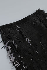 Aleyna Feather Top + Sequin Skirt Set | Dress In Beauty