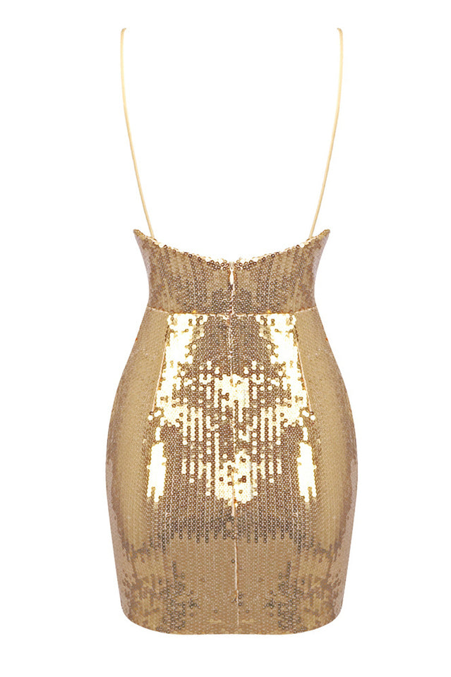 Draped Sequined Tulle Mini Dress | Dress In Beauty
