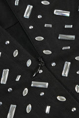 Sequined mesh midi dress - View 9 | TEVQA