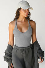 Amelie Ribbed Knit Tank Top - View 18 | TEVQA