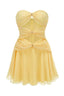 Ilana Strapless Mini Dress - View 7 | TEVQA