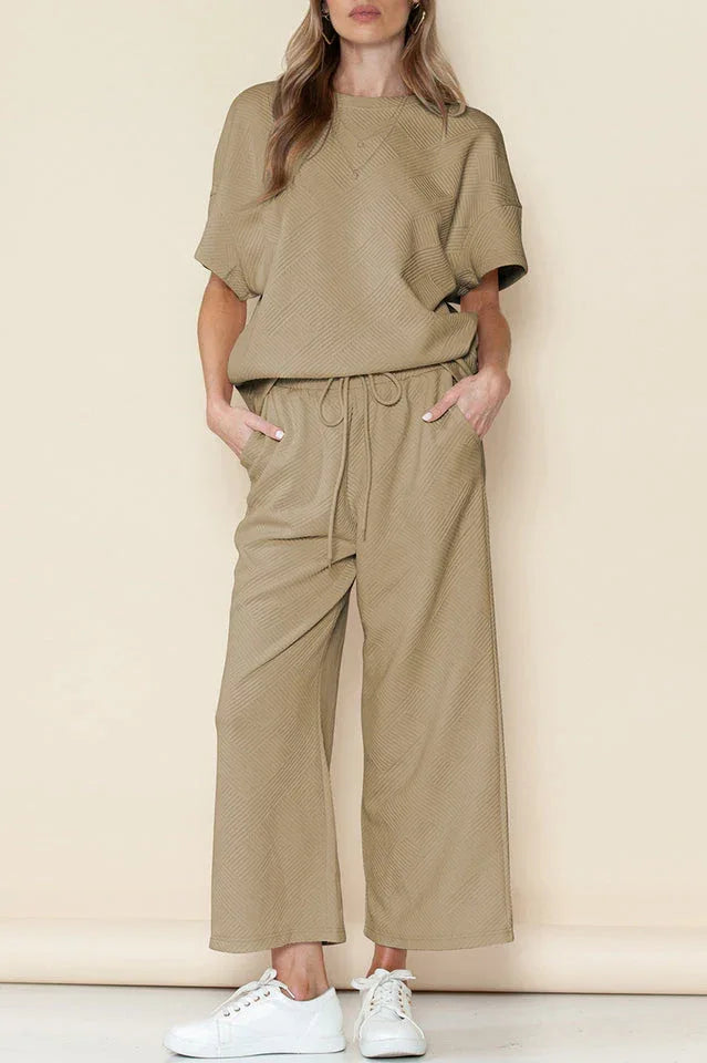 Textured Short Set - TEVQA