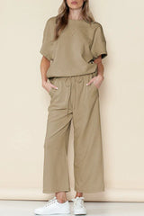 Textured Short Set - TEVQA