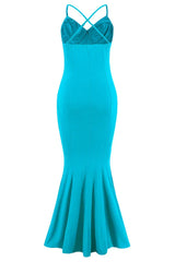 Mermaid Fishtail Dress - View 6 | TEVQA