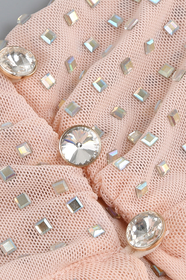 Crystal Nude Dress | Dress In Beauty