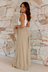 Basic High Waisted Flare Trousers | Dress In Beauty