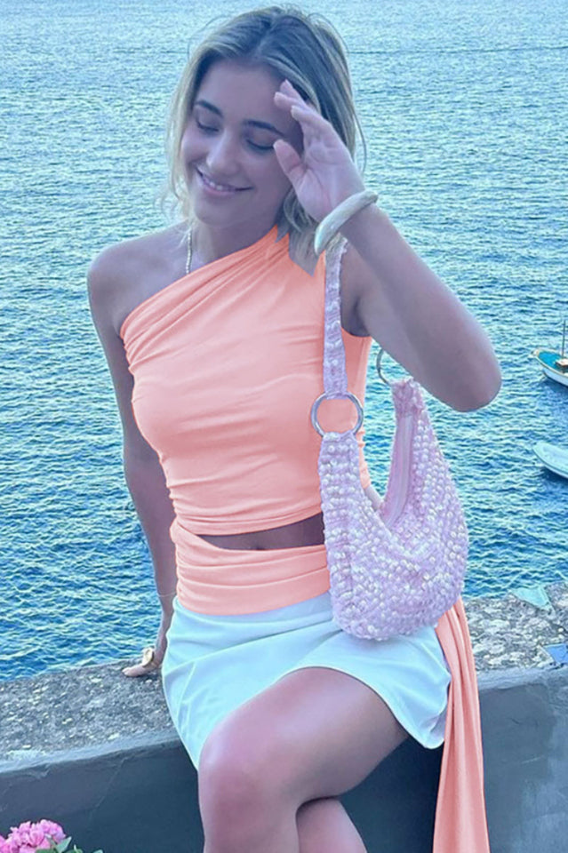 Chic One Shoulder T-Shirt | Dress In Beauty