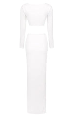 Rose High Split Maxi Dress - View 20 | TEVQA